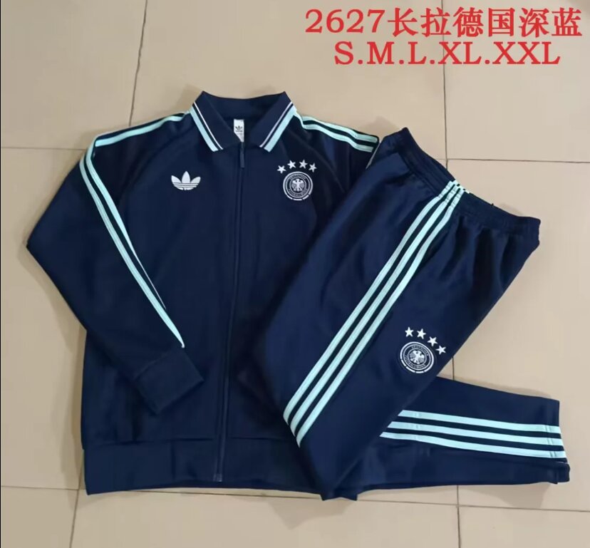 AAA Quality Germany 26/27 Tracksuit - Navy Blue